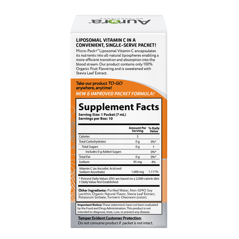 Liposomal Vitamin C 1000 mg - 10 pack