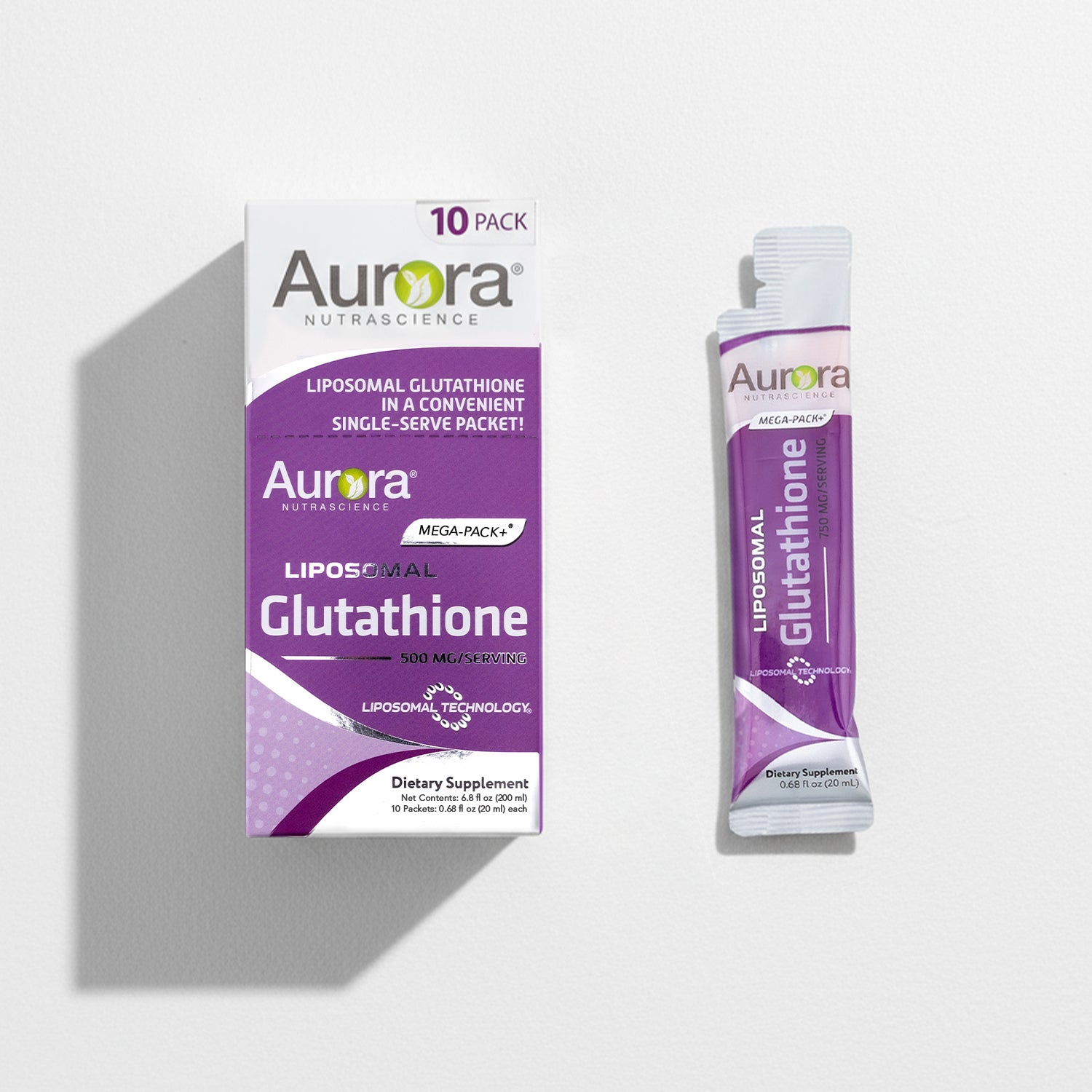Glutathione 750 mg 10Pack Aurora Nutrascience Glutathione 750 mg 10Pack Aurora Nutrascience