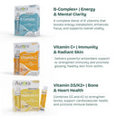 Vitamin C + B-Complex + Vitamin D3/K2 Multipack (30 pack)