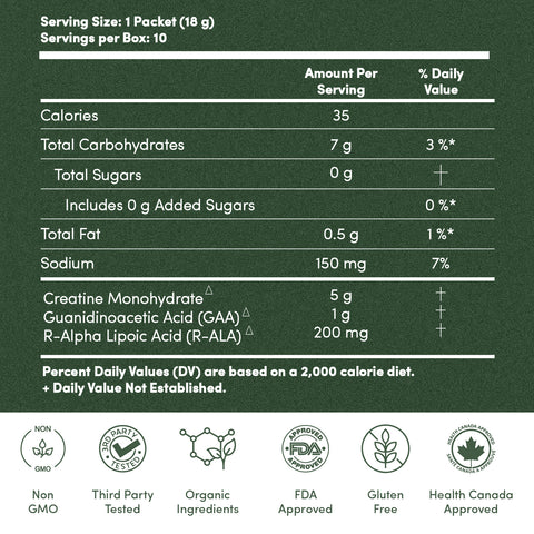 Creatine + GAA & R-ALA | 10 Pack