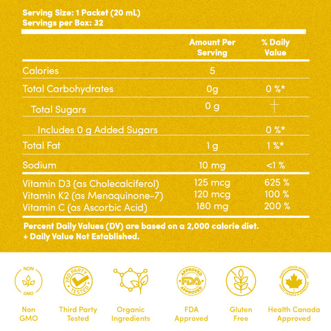 Vitamin D3/K2+