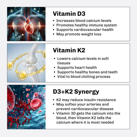 Vitamin D3/K2+