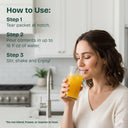 Glutathione supplement drink for detox