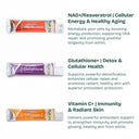 Glutathione + Vitamin C +  NAD+ Resvestratol Multipack (30 pack)