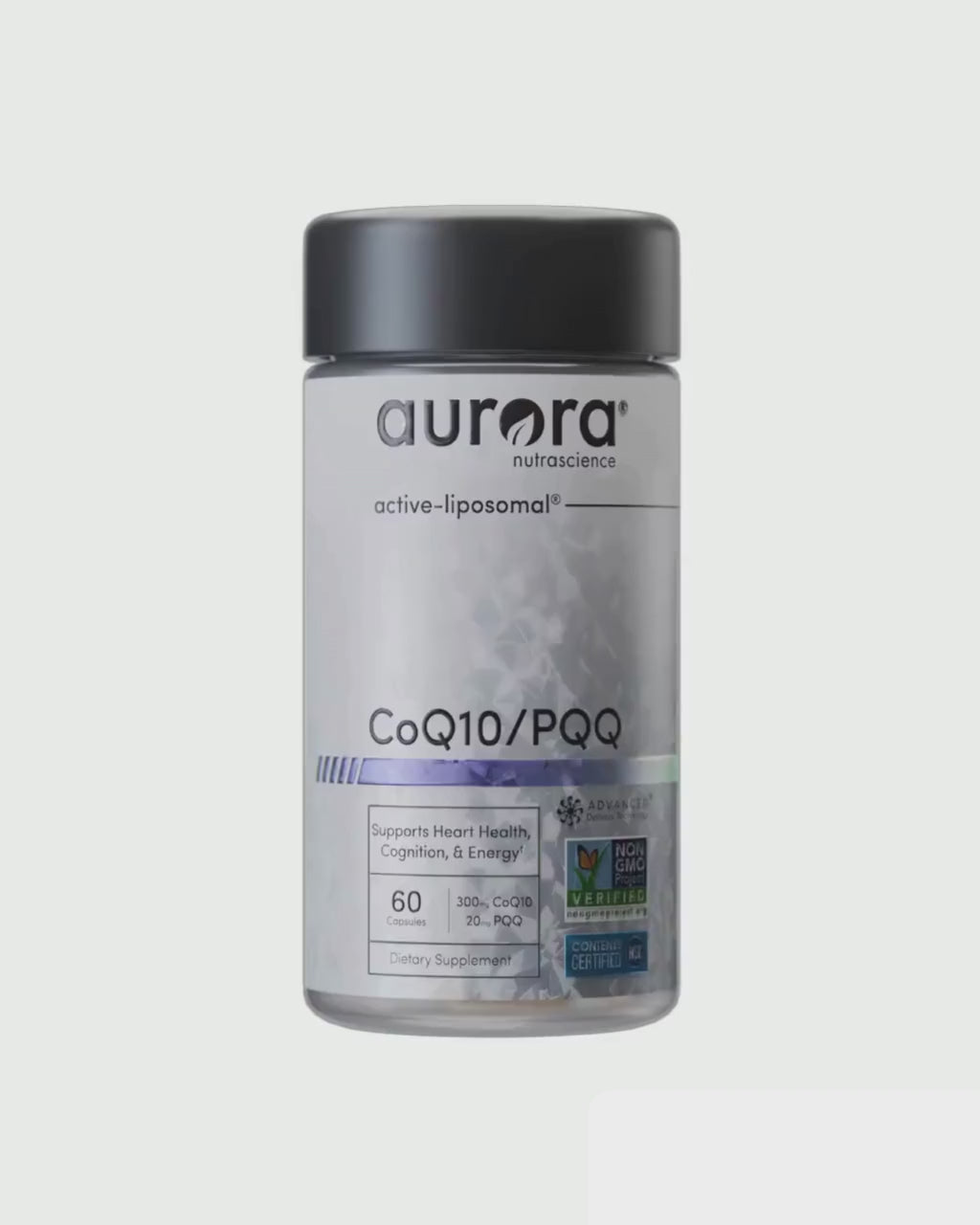 Liposomal CoQ10/PQQ Capsules – Aurora